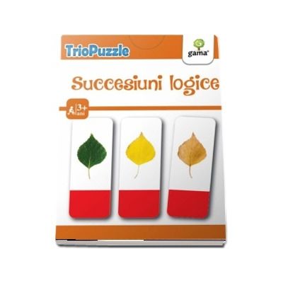 TrioPuzzle - Succesiuni logice. Activitati de dezvoltare a gandirii logice (Contine 60 de carduri)