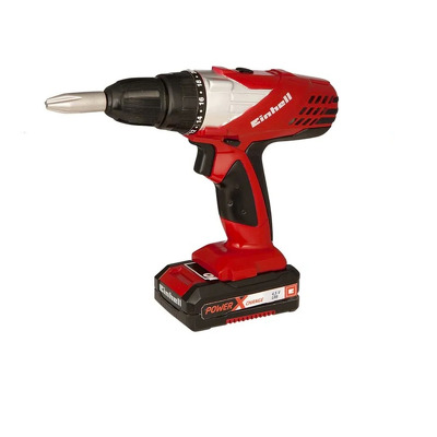 Trusa 7 piese surubelnita electrica cu acumulator detasabil si 4 accesorii de insurubat, multicolor Einhell Kids