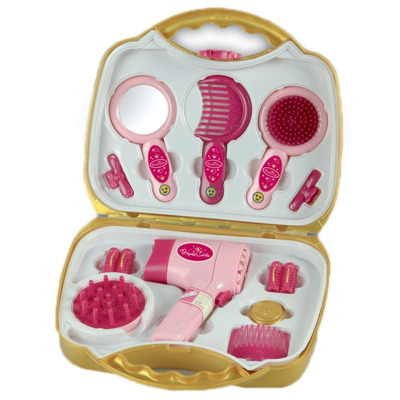 Trusa de coafat Klein Princess Coralie cu uscator de par si accesorii