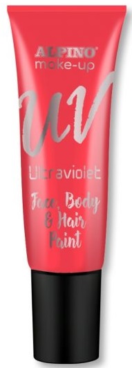Tub machiaj UV, 10ml, ALPINO Make-Up UV - rosu ultraviolet