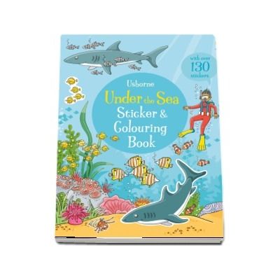 Under the sea sticker and colouring book