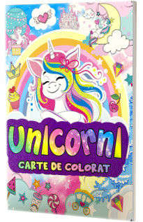 Unicorni. Carte de colorat