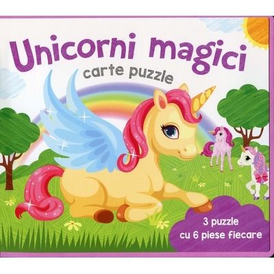 Unicorni magici. Carte puzzle