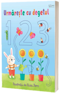 Urmareste cu degetul 123 (Usborne)