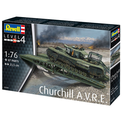 Vehicul Militar Revell Churchill A.V.R.E. Scara 1:76