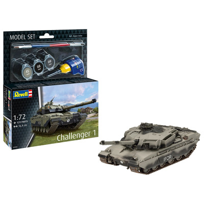 Vehicul Militar Revell Model Set Challenger 1 Scara 1:72