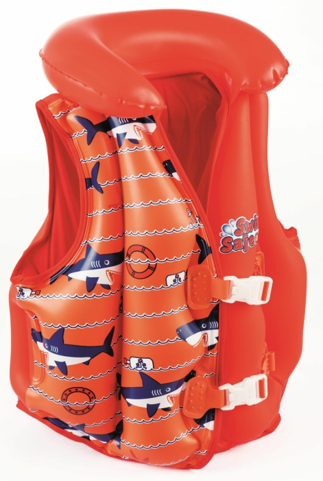 Vesta Gonflabila, cu guler gonflabil, cu 2 catarame