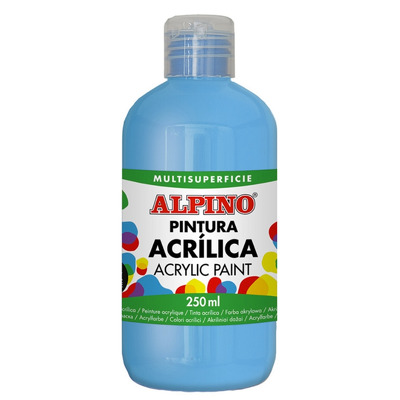 Vopsea acrilica, 250ml, Alpino - bleu