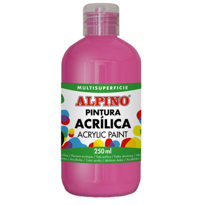 Vopsea acrilica, 250ml, Alpino - fuxia
