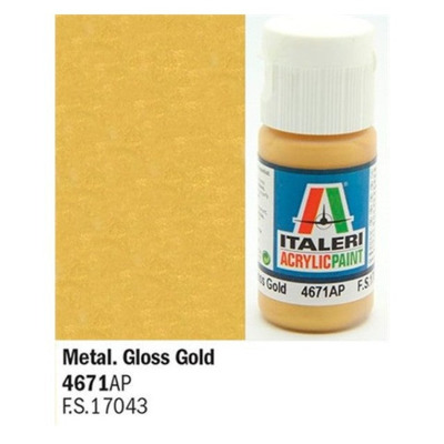 Vopsea Acrilica Auriu Metalic Lucios