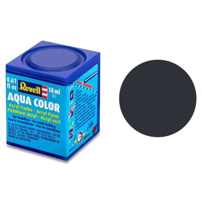 Vopsea acrilica gri antracit mat pentru modelism Revell 18 ml