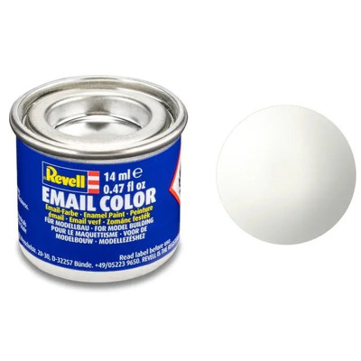 Vopsea alb lucios pentru modelism Revell