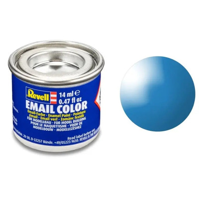 Vopsea albastru deschis lucios pentru modelism Revell 14 ml