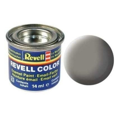 Vopsea gri cenusiu mat pentru modelism Revell 14 ml