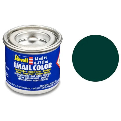 Vopsea negru verzui mat pentru modelism Revell 14 ml