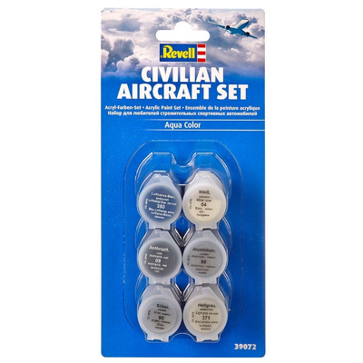 Vopsea Pe Baza De Apa Revell Civilian Aircraft Set 6X 5Ml