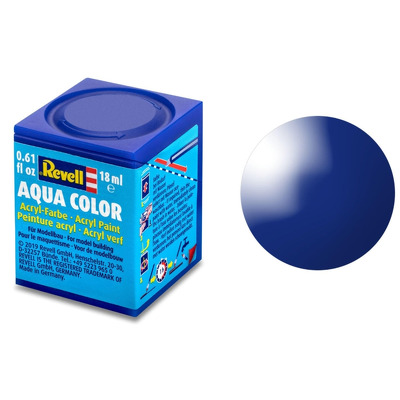Vopsea Pe Baza De Apa Revell Gloss Ultramarine-Blue Ral 5002 18ml