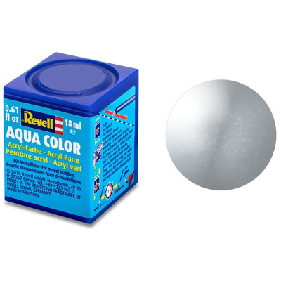 Vopsea Pe Baza De Apa Revell Metallic Silver 18Ml