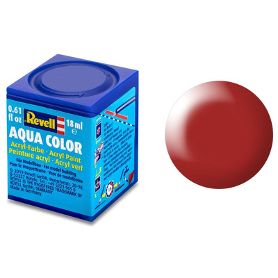 Vopsea Pe Baza De Apa Revell Silk Fiery Red Ral 3000 18Ml