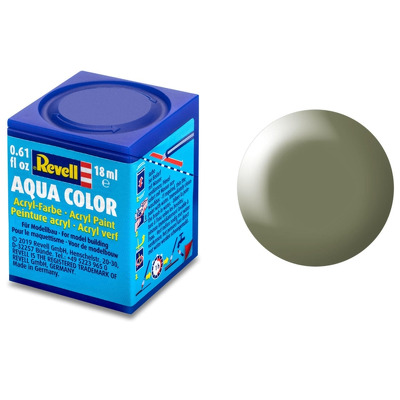 Vopsea Pe Baza De Apa Revell Silk Greyish Green Ral 6013 18Ml