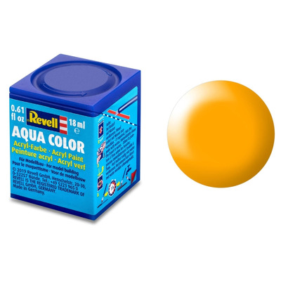 Vopsea Pe Baza De Apa Revell Silk Lufthansa-Yellow Ral 1028 18Ml
