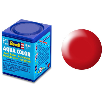 Vopsea Pe Baza De Apa Revell Silk Lum. Red Ral 3026 18Ml