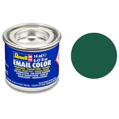 Vopsea verde inchis mat pentru modelism Revell 14 ml