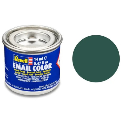 Vopsea verde marin mat pentru modelism Revell 14 ml