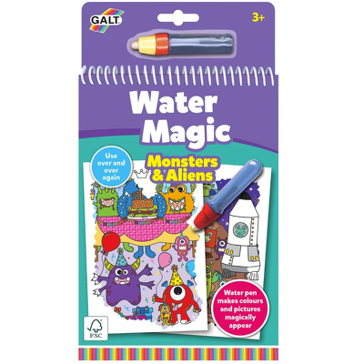 Water magic: carte de colorat monstruleti si extraterestrii