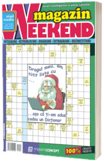 Weekend magazin, numarul 131. Magazin de integrame si jocuri exclusiv cu bancuri