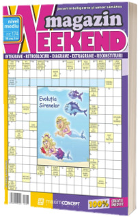 Weekend magazin, numarul 174. Magazin de integrame si jocuri exclusiv cu bancuri