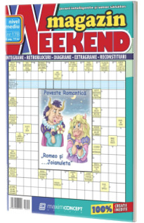Weekend magazin, numarul 178. Magazin de integrame si jocuri exclusiv cu bancuri