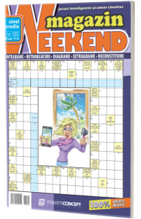 Weekend magazin, numarul 180. Nivel mediu. Jocuri inteligente si umor sanatos