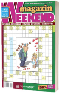 Weekend magazin, numarul 181. Magazin de integrame si jocuri exclusiv cu bancuri
