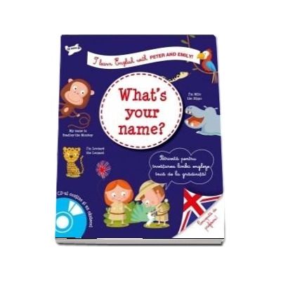 Whas your name? I learn Englishj with Peter and Emily!