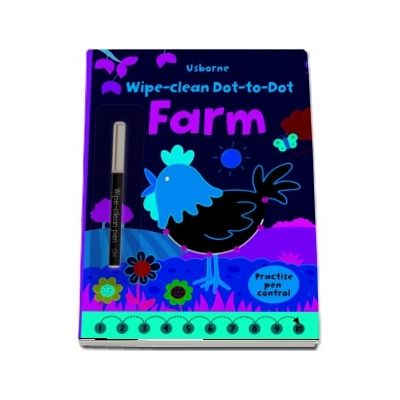 Wipe-clean dot-to-dot farm