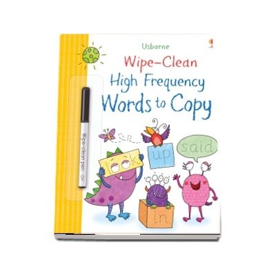 Wipe-clean high-frequency words to copy