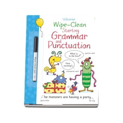Wipe-clean starting grammar and punctuation