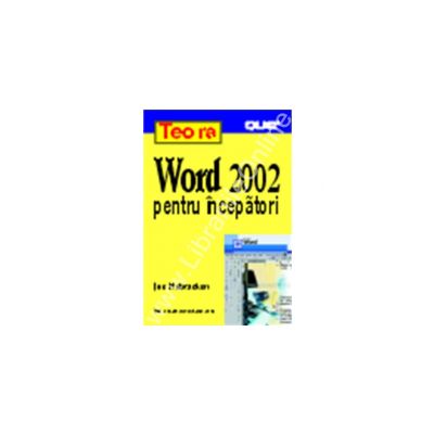 Word 2002 pentru incepatori